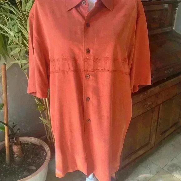 Quicksilver men’s Large shirt worn once freshly dry cleaned. Short sleeves - Picture 4 of 9